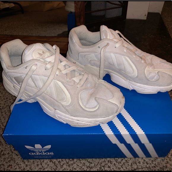 Adidas Yung- 1’s White and Cream - Picture 3 of 5